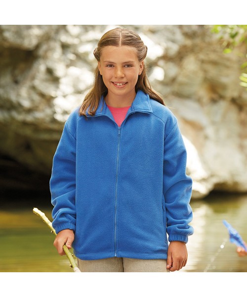 Plain fleece Kids outdoor FRUIT of the LOOM 300 GSM